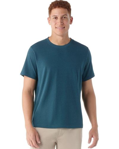 Smartwool Perfect Crew Short-sleeve T-shirt - Blue