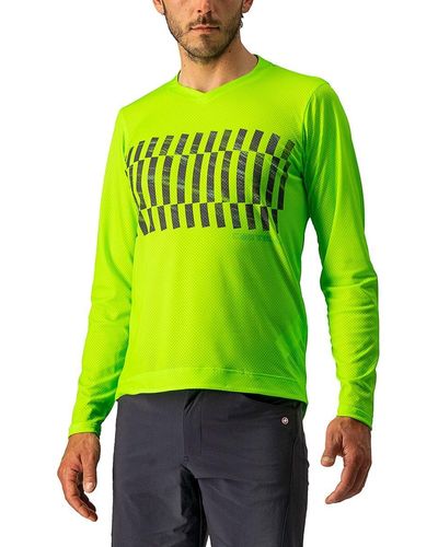 Castelli Trail Tech Long-Sleeve T-Shirt - Green
