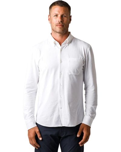 Western Rise X Cotton Shirt - White