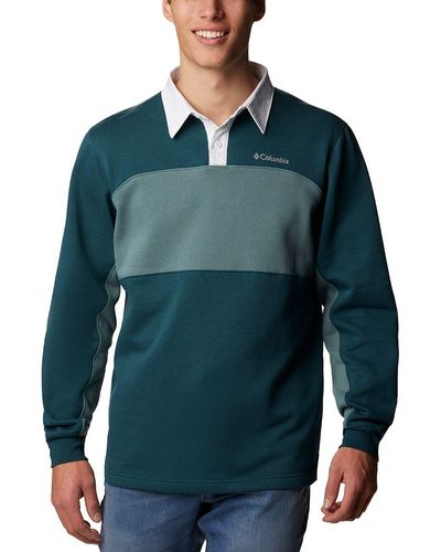 Columbia Trek Long-Sleeve Rugby Shirt - Green