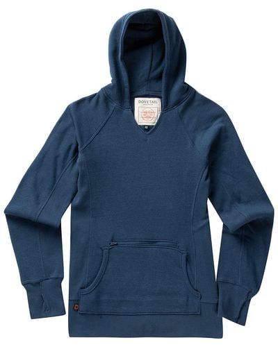 Dovetail Workwear Anna Pullover Hoodie - Blue
