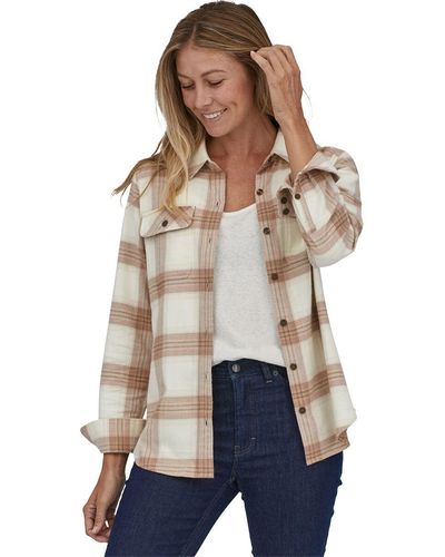 Patagonia Organic Cotton Midweight Fjord Flannel Shirt - Natural