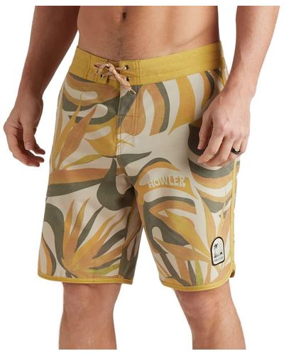 Howler Brothers Stretch Bruja Boardshorts - Natural