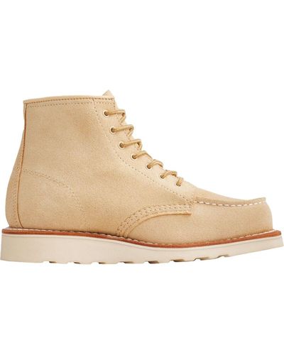 Red Wing Wing Heritage Classic Moc 6In Boot - Natural