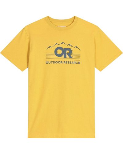 Outdoor Research Or Advocate T-Shirt - Yellow