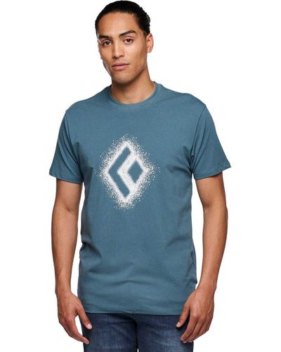 Black Diamond Diamond Chalked Up 2.0 T-Shirt - Blue