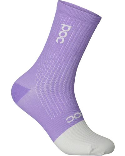 Poc Flair Mid Sock Amethyst/Hydrogen - Purple