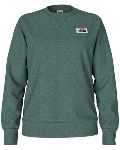 The North Face Heritage Patch Crew - Green
