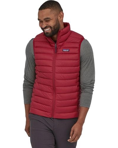 Patagonia Down Sweater Vest - Red