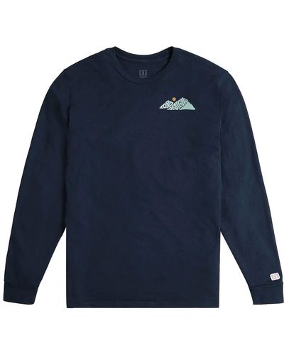 Topo Rugged Peaks Long-Sleeve Shirt - Blue