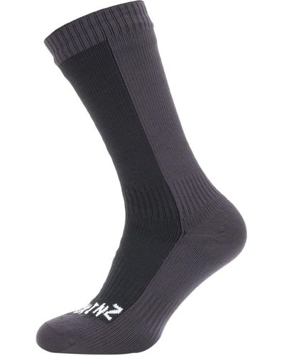 SealSkinz Waterproof Cold Weather Mid Length Sock - Black