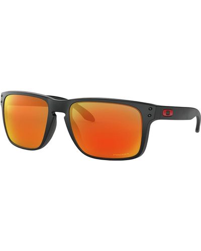 Oakley Holbrook Xl Prizm Sunglasses Matte/Prizm Ruby - Black