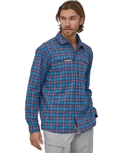 Patagonia Early Rise Stretch Long-sleeve Shirt - Blue