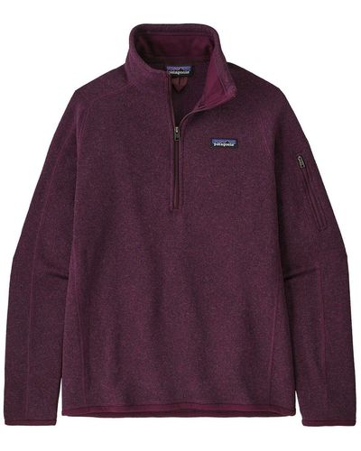 Patagonia Better Sweater 1/4-Zip Fleece Jacket - Purple