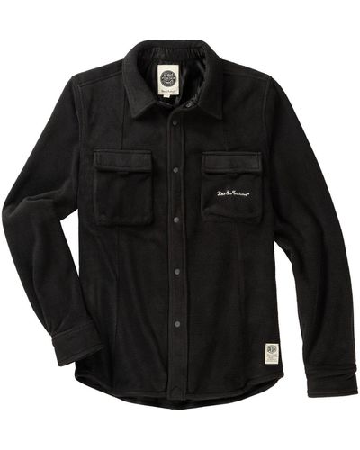 Deus Ex Machina Highlands Fleece Shirt - Black