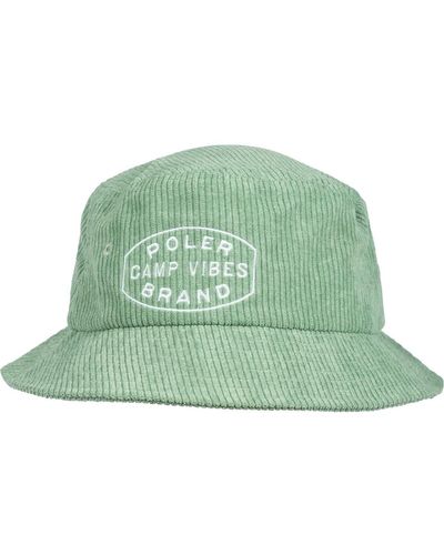 Poler Vibes Brand Bucket Hat - Green