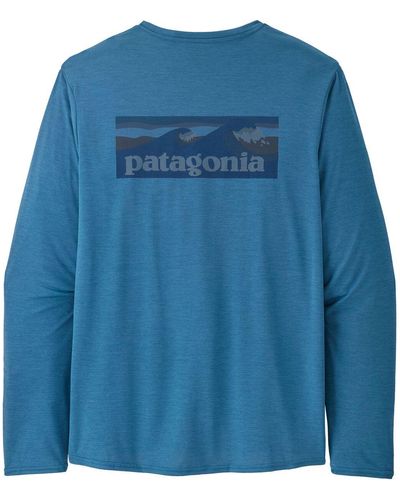 Patagonia Capilene Cool Daily Graphic Long-sleeve Shirt - Gray