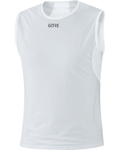 Gore Wear Windstopper Base Layer Sleeveless Shirt - White