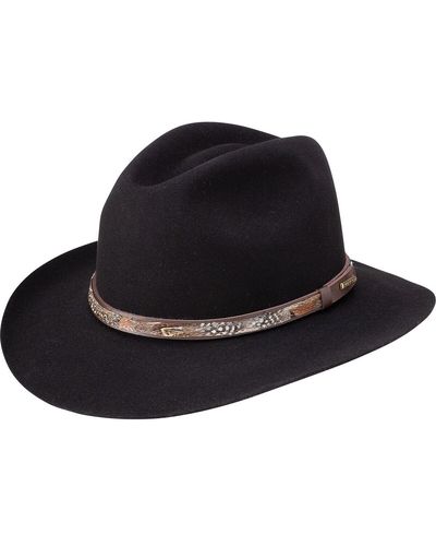 Stetson Jackson Hat - Black