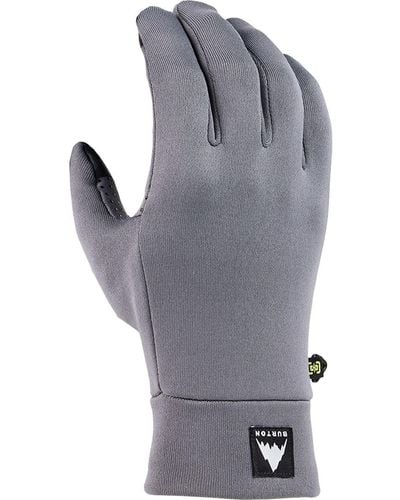 Burton Powerstretch Liner Glove - Gray