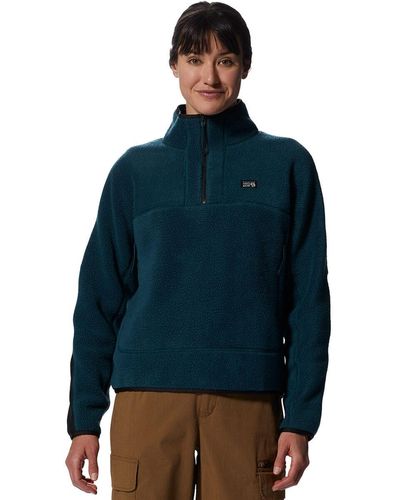 Mountain Hardwear Hicamp Fleece Pullover - Blue