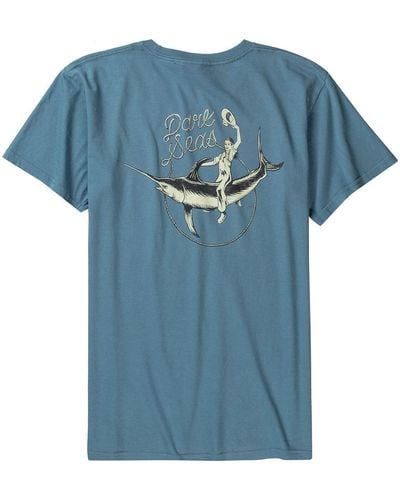 Dark Seas Salty Rodeo T-Shirt - Blue