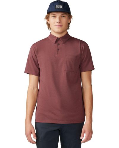 Mountain Hardwear Low Exposure Polo - Purple