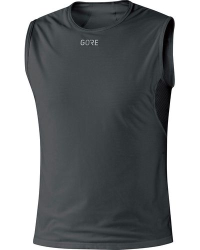 Gore Wear Windstopper Base Layer Sleeveless Shirt - Gray