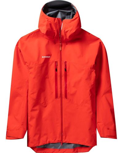 Mammut Meron Hs Hooded Jacket - Red