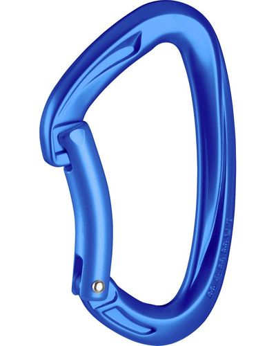 Mammut Crag Keylock Carabiner Bent Gate, Ultramarine - Blue