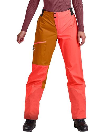 Ortovox Ortler 3L Pant - Red