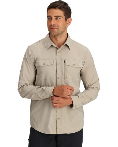 Outdoor Research Way Station Long-Sleeve Shirt - Gray