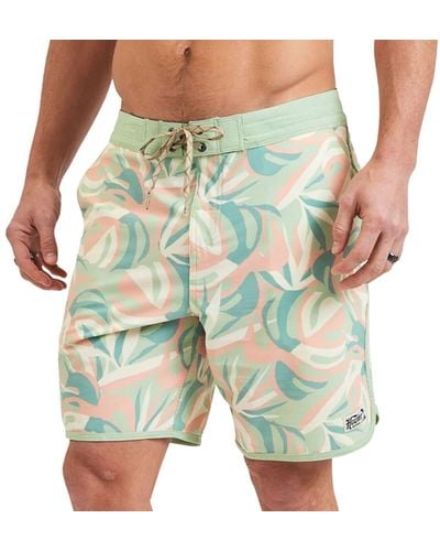 Howler Brothers Bruja Board Short - Green