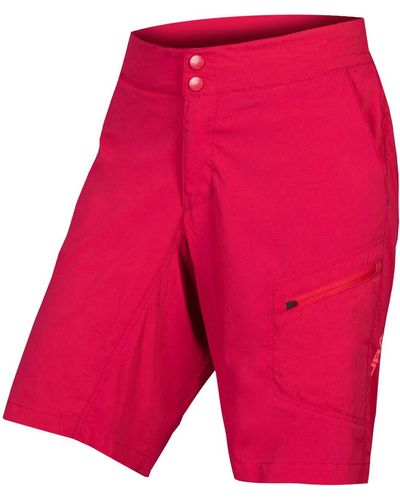 Endura Hummvee Lite Short With Liner - Red
