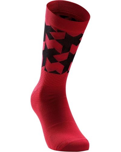 Assos Monogram Evo Sock Katana - Red