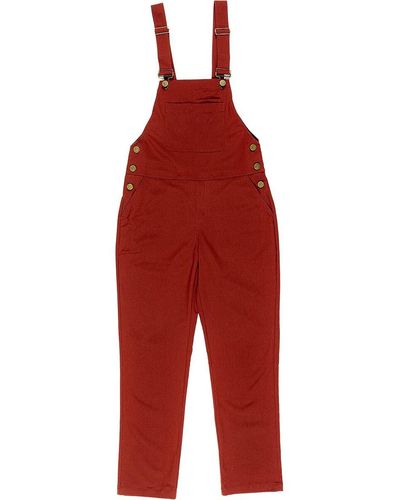 Wild Rye Elorie Technical Overall - Red