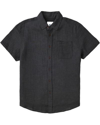 Katin Alan Solid Short-Sleeve Shirt - Black