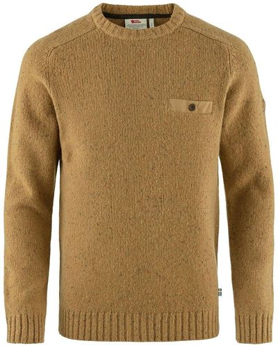 Fjallraven Lada Round-Neck Sweater - Brown