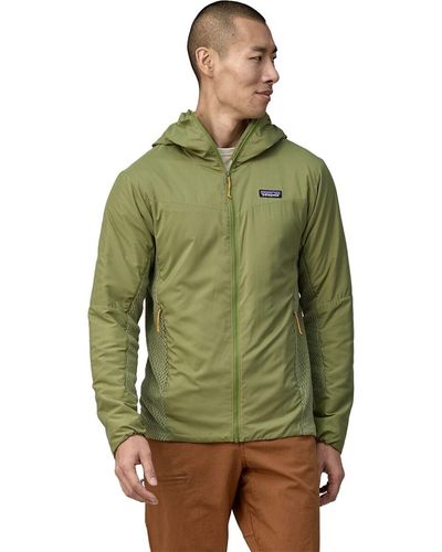 Patagonia Nano-Air Light Hybrid Insulated Hooded Jacket - Green