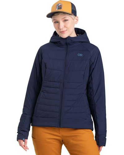 Outdoor Research Shadow Insulated Hooded Jacket - Blue