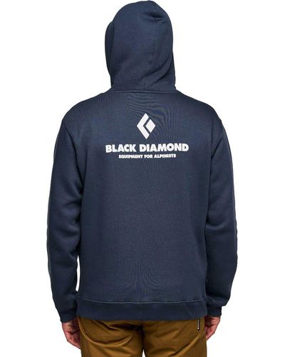 Black Diamond Diamond Equipment For Alpinists Pullover Hoodie - Blue