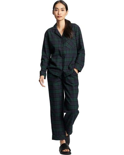 Pendleton Plaid Pajama Set - Black