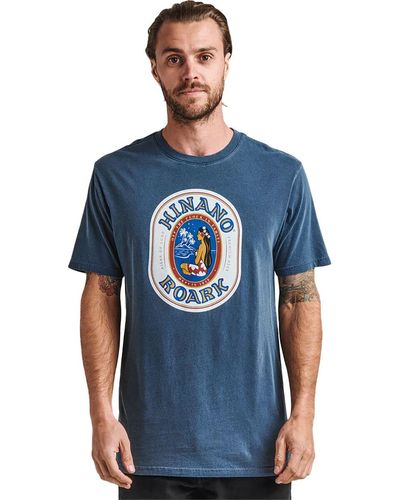 Roark Hinano Label T-Shirt - Blue
