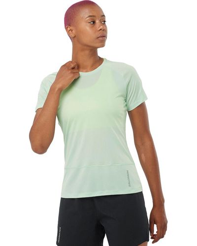 Salomon Cross Run Short-sleeve T-shirt - Green
