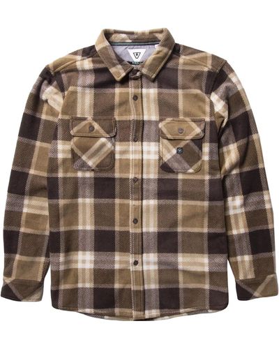 Vissla Eco-Zy Polar Flannel Shirt - Brown
