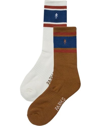 Parks Project Trail Crew Tube Sock - Brown