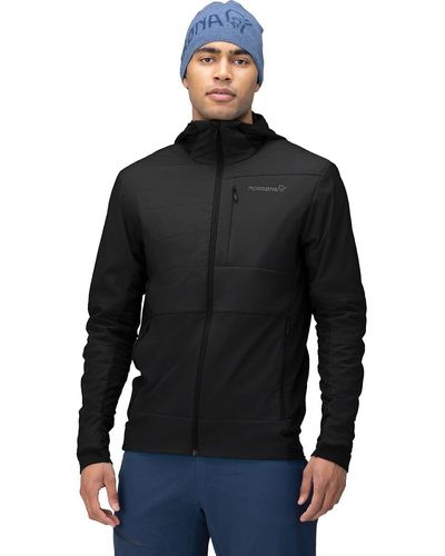Norrøna Falketind Alpha90 Insulated Zip Hood Jacket - Black