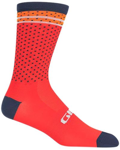 Giro Comp Racer High Rise Sock Toner - Red