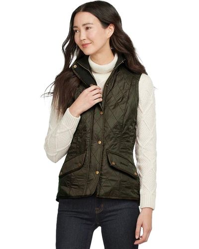 Barbour Cavalry Diamond - Quilted Gilet - Green