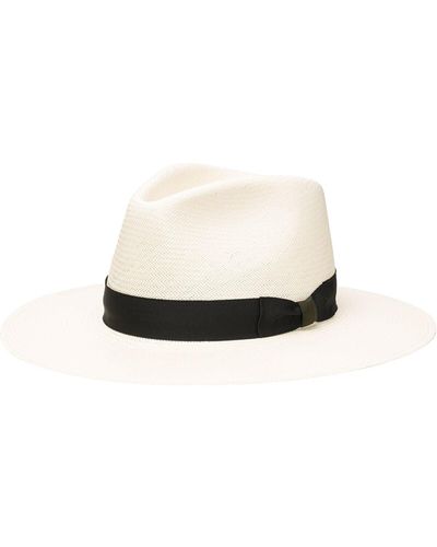 Stetson Santa Monica Hat Natural/ Band - White